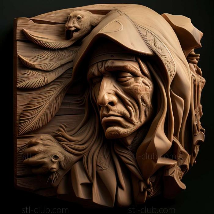3D model Ian Blencow American artist (STL)
